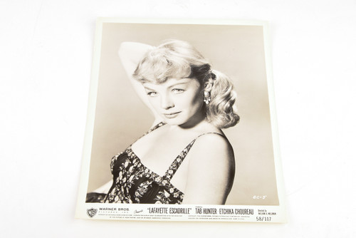 1958 8x10 Promo Photo - Actress Etchika Choureau - Lafayette Escadrille V26