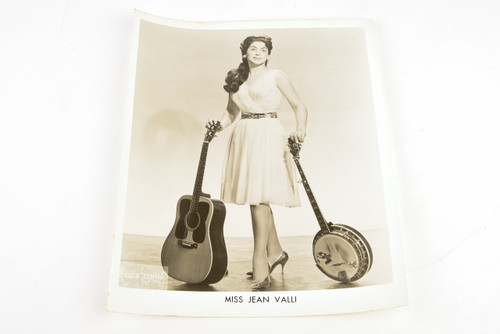1955 8x10 Promo Photo - Musician Miss Jean Valli - Wilma Lee Cooper V26