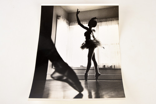 1950s 10x7½'' Gelatin Silver Photo - Creative Composition of Ballet Dancer V27