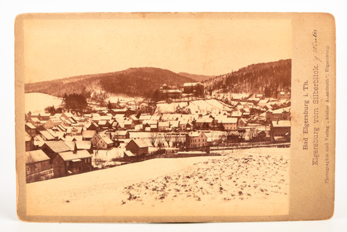 1890s Cabinet Card 6½x4¼'' Albumen Photo Bad Elgersburg, Thuringia, Germany V28