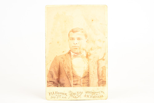 Late 1800s Cabinet Card Photo 6½x4¼ - Hispanic or Latino Gentleman V25