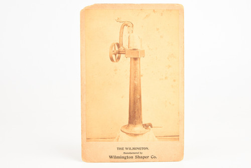 1890s Cabinet Card 4¼x6½'' Albumen Photo - Industrial Era Advertisment V24