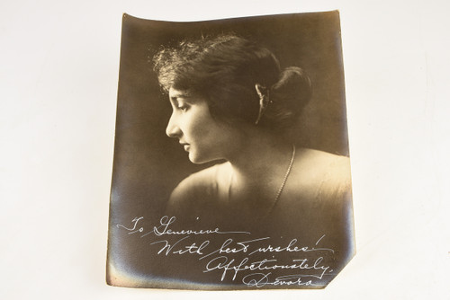 1920s Photo 8x10" - Devora Nadworney Opera Singer Autograph and Inscription V22
