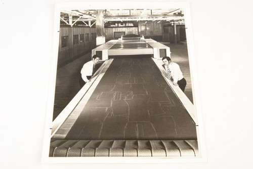 1950s Photo 10x8" - Electric World - Automated Garment Cutting System V26