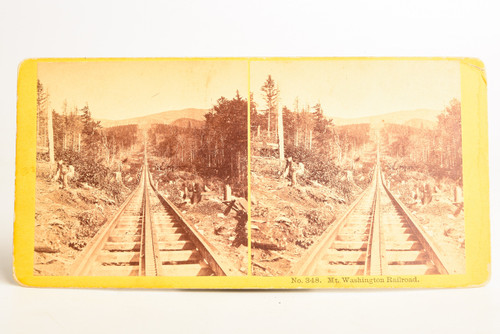 1870s Kilburn Stereoview Photo 6¾x3¼ - Mount Washington Railway New Hampshire V28