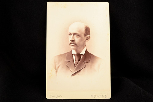 1888 Cabinet Card Photo 6½x4¼ - William Graham Sumner Yale University V24