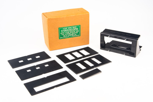 H. Powers Co Trick Stereoscope Adapters For Your Realist Stereo Camera MINT V26