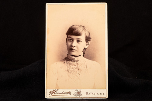 Victorian Cabinet Card Striking Young Jodie Foster Doppelganger Portrait V26