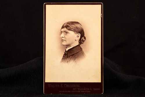 Victorian Cabinet Card Eerie Barb from Stranger Things Time Traveler Photo V28