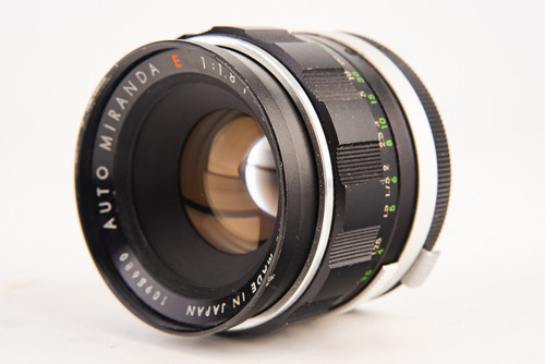 Miranda Mount Auto E 50mm f/1.8 Manual Focus Prime Lens Vintage V29
