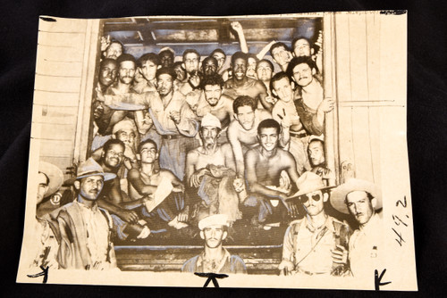 1947 Press Wire Photo Rebellion Thwarted Captured Dominican Republic 10x7½" V26