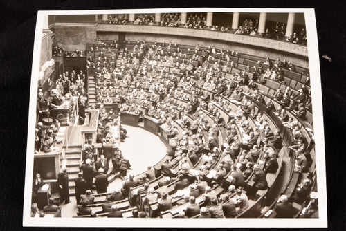 1958 Press Photo French Government Assembly During May Crisis 9x7" V20