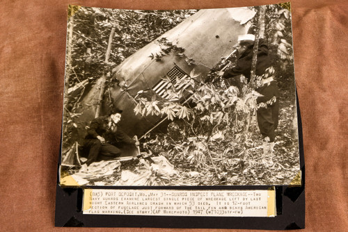 Eastern Air Lines Crash Wreckage Port Deposit MD 53 Dead 1947 AP Wire Photo V34