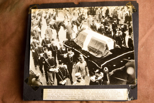 King Christian X Funeral Procession Denmark Copenhagen 1947 AP Wire Photo V33
