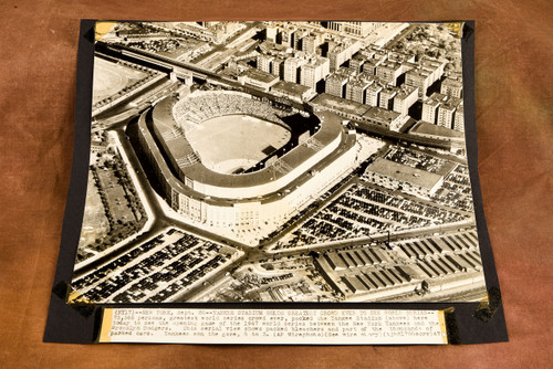 1947 World Series Yankees Dodgers Yankee Stadium 13×11¼ AP Wire Photo V35