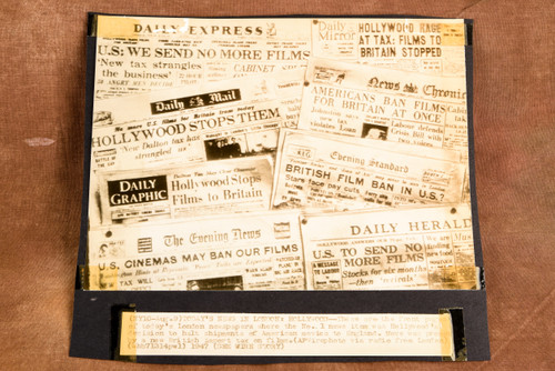 Hollywood Film Export Ban London Papers 8 x 7⅜ 1947 AP Wire Photo V36
