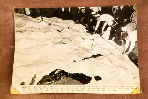 Port Deposit MD Plane Crash Victims 9x6⅜ 1947 AP Wire Photo V35