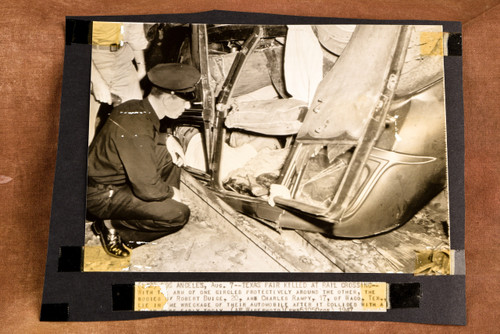 Texas Rail Crossing Fatal Car Crash 8x6 August 7 1947 AP Wire Photo V37