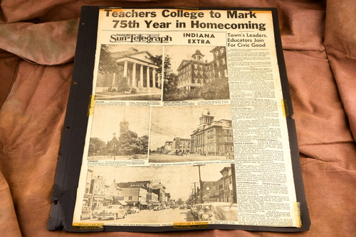 Indiana State Teachers College Homecoming 1949 Newspaper Archive Page 18¾x23 V30