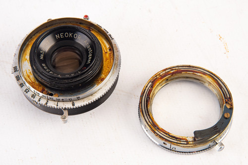 Neokor Anastigmat 45mm f/3.5 Lens from an Neoca 1S Camera Part Repair V19