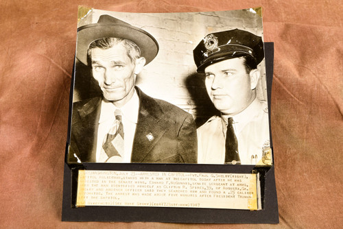 Armed Man Arrested U.S. Capitol After Truman Visit 7½x8½ 1947 AP Wire Photo V35