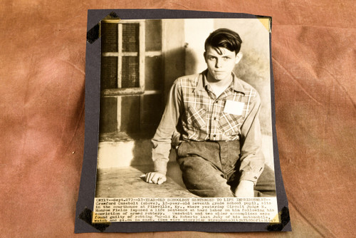 13-Year-Old Schoolboy Sentenced to Life Kentucky 7¼ x 9¼ 1947 AP Wire Photo V38