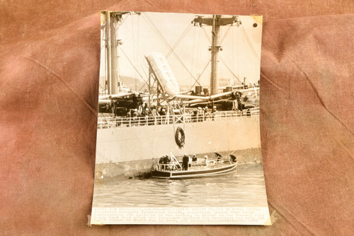 WWII Dead Return San Francisco Honda Knot 6¼x9 1947 AP Wire Photo V39