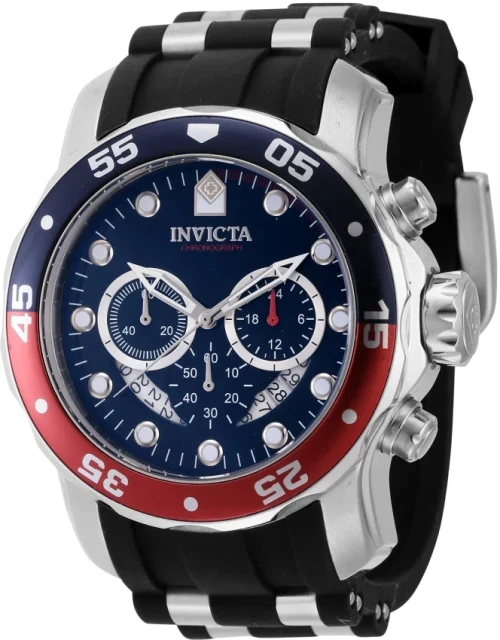 Invicta Pro Diver SCUBA Men's Navy Dial Rubber Strap Quartz Watch 44521 NEW