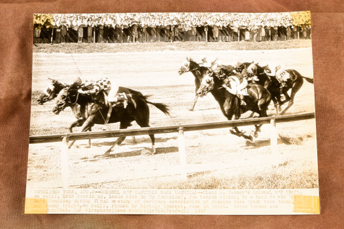 Colonel O'F Wins Mars Handicap Jamaica NY Horse Race 8x6¼ 1947 AP Wire Photo V31