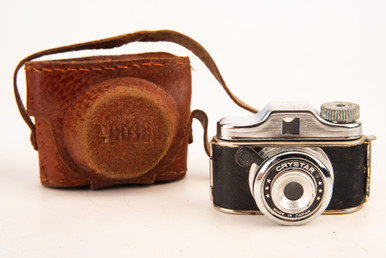 CRYSTAR CAMERA 日本製　アンティーク Vintage Crystar Mini Spy Camera Made in Japan w/Yellow