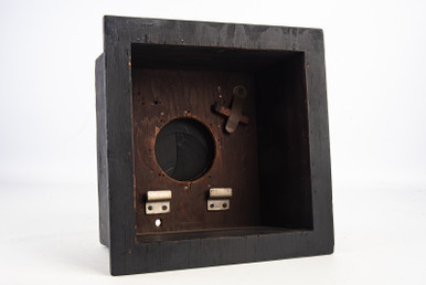Antique Homemade Large Format Camera Recessed Lens Board with Packard ...