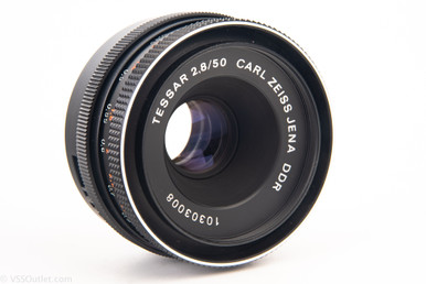 M42 Mount Carl Zeiss Jena DDR Tessar 50mm f/2.8 MF Lens Vintage