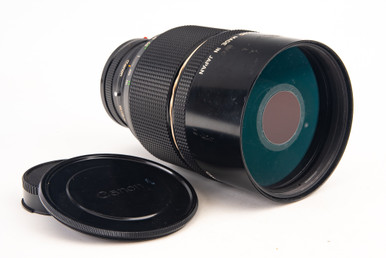 Canon 500mm f/8 Mirror Reflex New FD MF Telephoto Lens with Caps