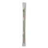 Renewable And Compostable Pha Straws, 7.75", Natural White, 2,000/carton