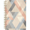 Triad Weekly/monthly Planner, Geometric Artwork, 8.5" X 6.38", Multicolor Cover, 12-month (jan To Dec): 2025