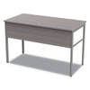 Urban Series Desk Workstation, 47.25" X 23.75" X 29.5", Ash