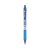 B2p Bottle-2-pen Recycled Ballpoint Pen, Retractable, Fine 0.7 Mm, Blue Ink, Translucent Blue Barrel, Dozen