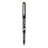 Vball Liquid Ink Roller Ball Pen, Stick, Extra-fine 0.5 Mm, Black Ink, Black/clear Barrel, Dozen