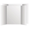 Two Cool Tri-fold Poster Board, 36 X 48, White/white, 6/carton