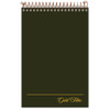 Gold Fibre Steno Pads, Gregg Rule, Designer Green/gold Cover, 100 White 6 X 9 Sheets