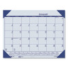 Ecotones Recycled Monthly Desk Pad Calendar, 22 X 17, Ocean Blue Sheets/corners, Black Binding, 12-month (jan-dec): 2025