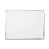 Framed Dry Erase Board, 48 X 36, White Surface, Silver Aluminum Frame