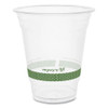 96-series Cold Cup, Compostable, 12 Oz, Clear/green, 1,000/carton