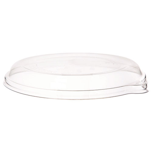 Worldview Rpet Lids, Fits 9" Round Shallow Bowls, Clear, 300/carton