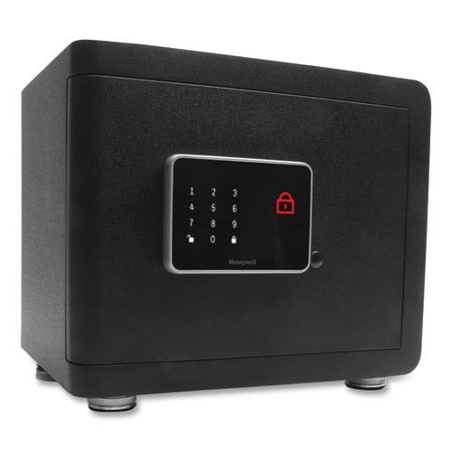 Bluetooth Smart Safe With Touch Screen, 15 X 11.8 X 11.8, 0.97 Cu Ft, Black