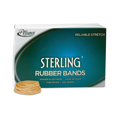 Sterling Rubber Bands, Size 31, 0.03" Gauge, Crepe, 1 Lb Box, 1,200/box