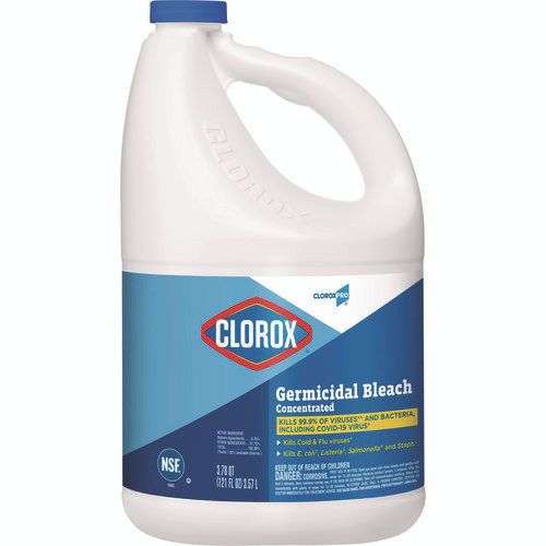 Concentrated Germicidal Bleach, Regular, 121 Oz Bottle