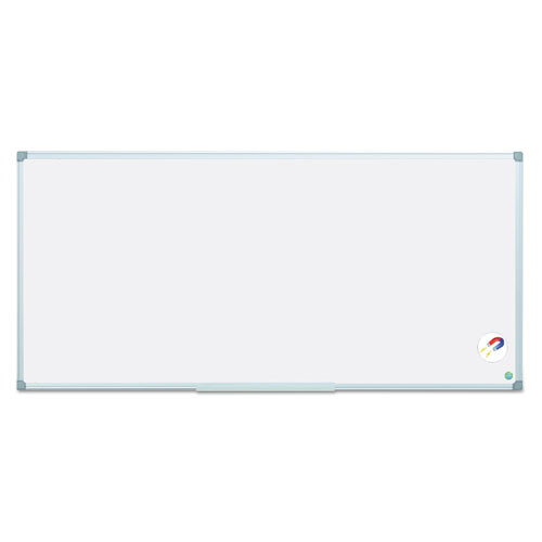 Earth Gold Ultra Magnetic Dry Erase Boards, 96 X 48, White Surface, Silver Aluminum Frame