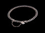 double link heart charm bracelet, traditional heart charm bracelet, chain heart charm bracelet, handmade charm bracelet