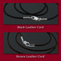 Leather necklace options